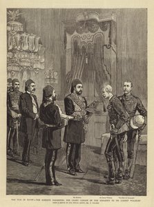 Krigen i Egypt, Khedive som presenterer Grand Cordon of the Osmanieh til Sir Garnet Wolseley